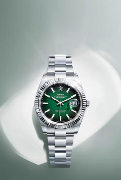 Luxury Green Dial Men's Watch-Stainless Steel