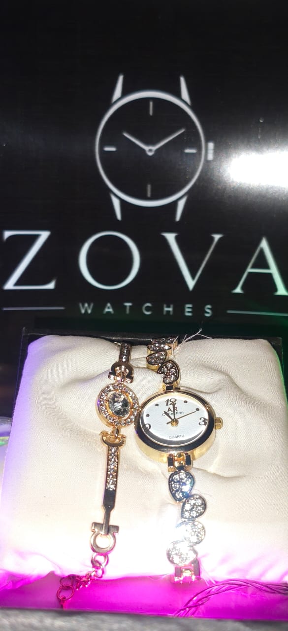 ⌚ Elegant Female Bracelet and Watch