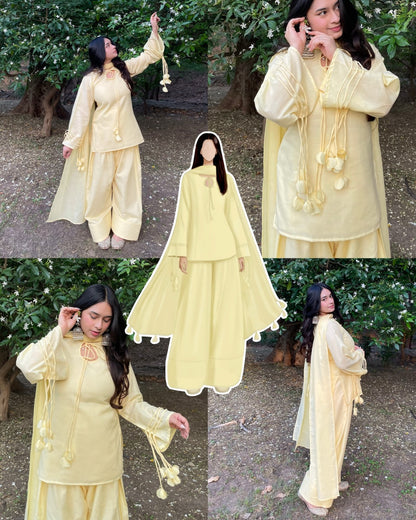 Most Viral Cotton Pankhuri 3PCs