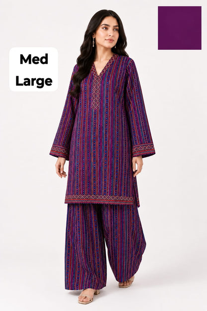STUFF PURE LAWN 2PC WITH FARSHI SHALWAR