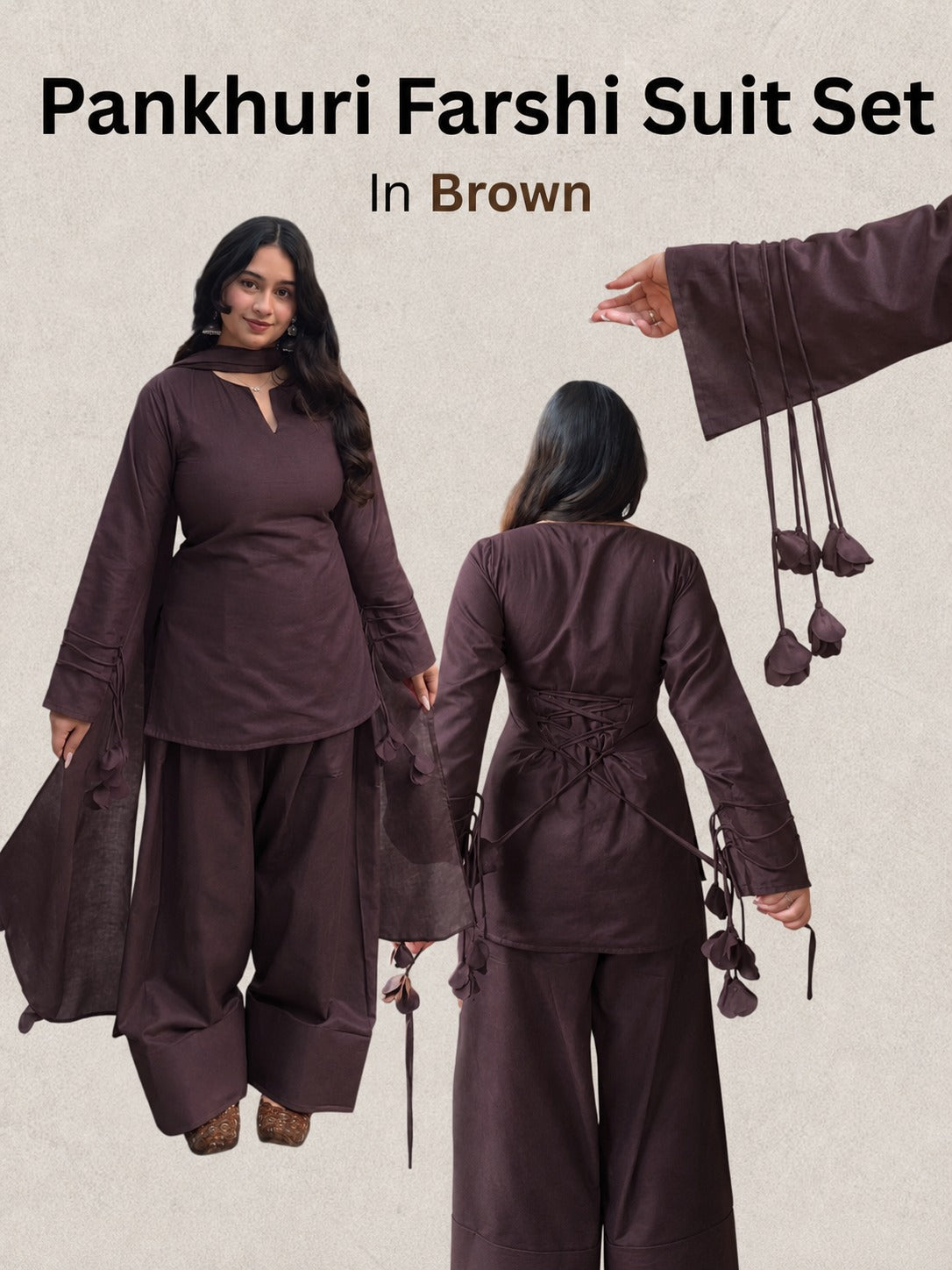 Most Viral Cotton Pankhuri 3PCs