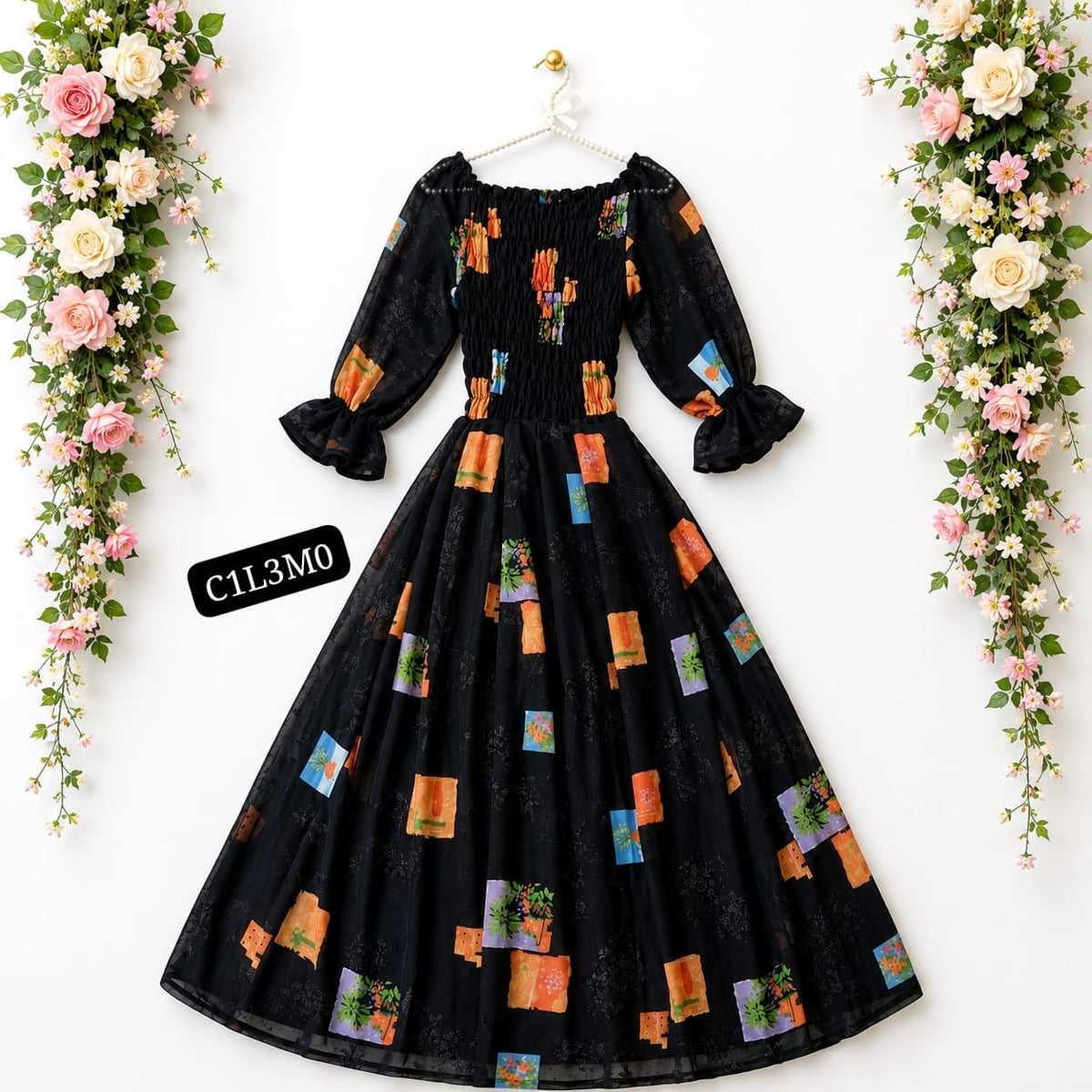 Article body elastic long maxi&nbsp;