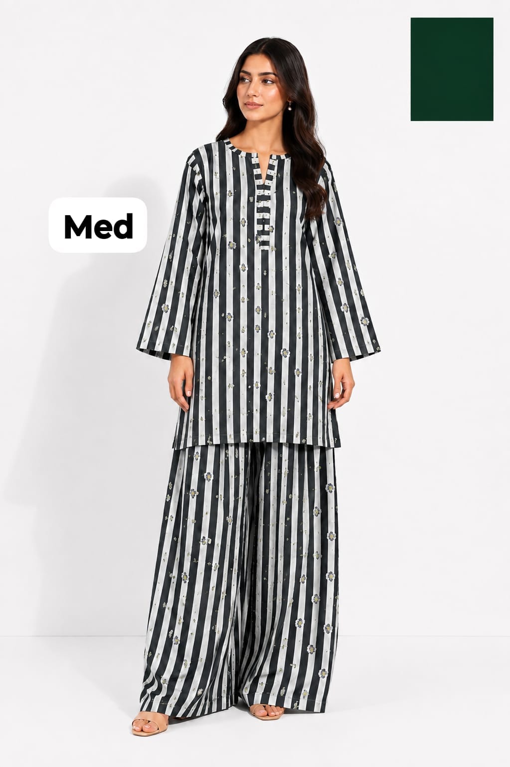 STUFF PURE LAWN 2PC WITH FARSHI SHALWAR