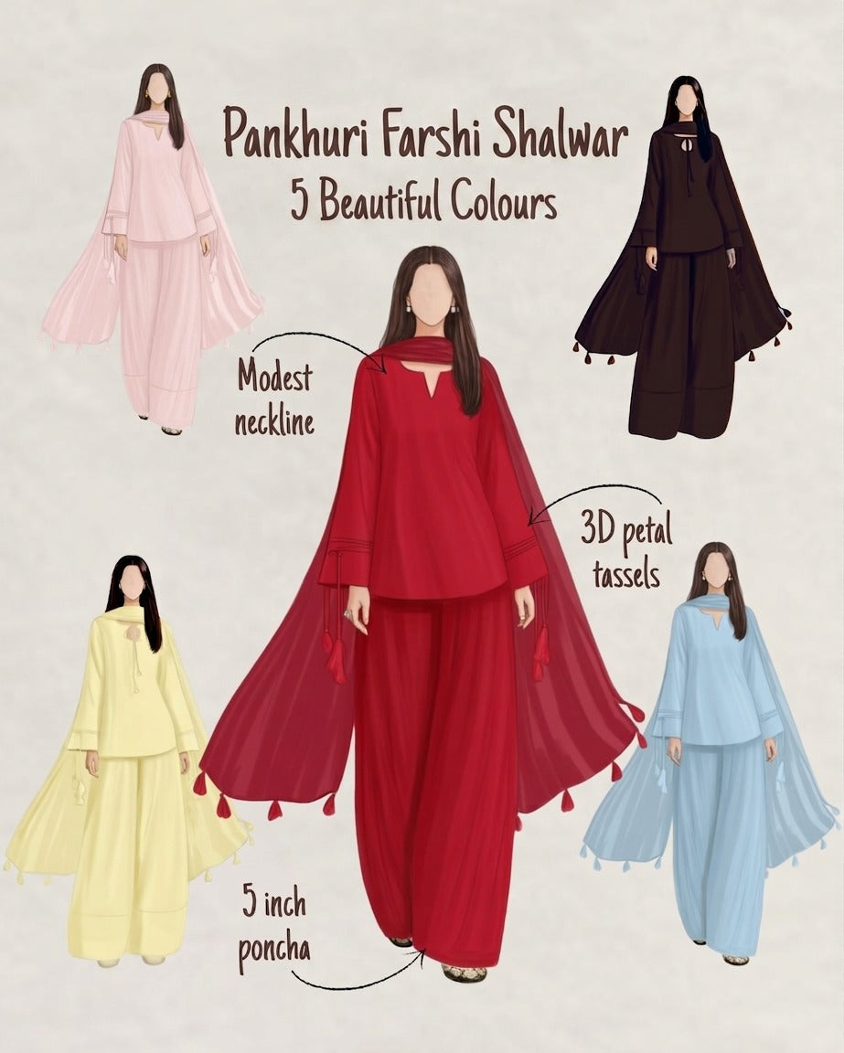 Most Viral Cotton Pankhuri 3PCs