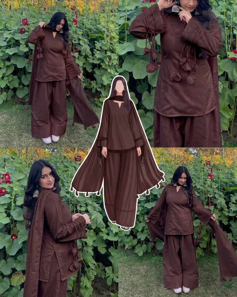 Most Viral Cotton Pankhuri 3PCs