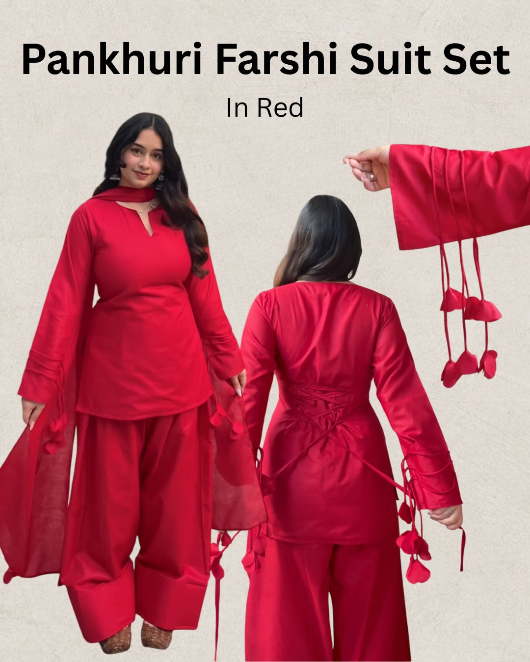 Most Viral Cotton Pankhuri 3PCs