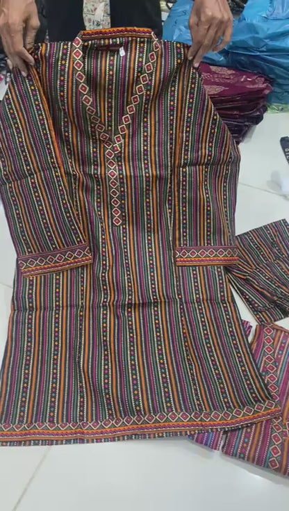 STUFF PURE LAWN 2PC WITH FARSHI SHALWAR