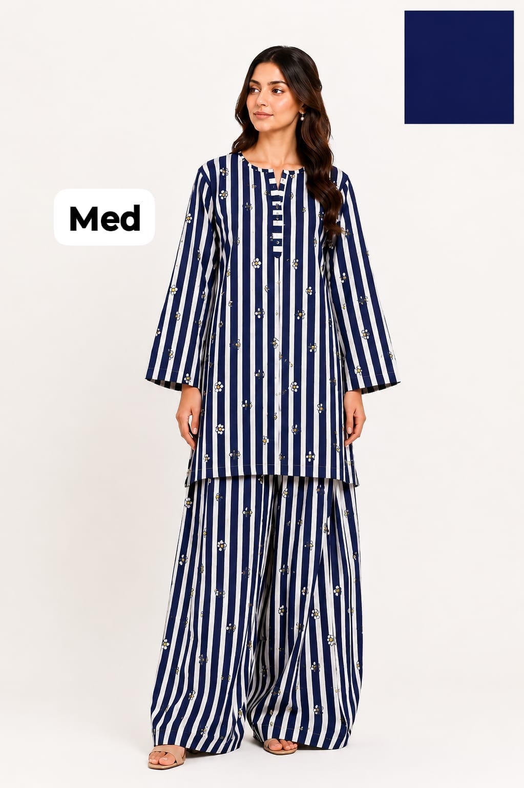 STUFF PURE LAWN 2PC WITH FARSHI SHALWAR