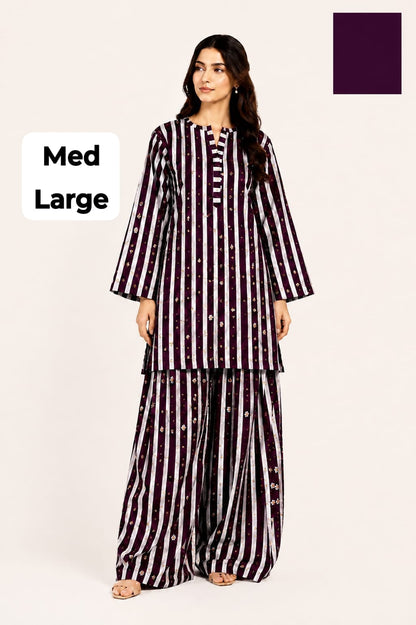 STUFF PURE LAWN 2PC WITH FARSHI SHALWAR