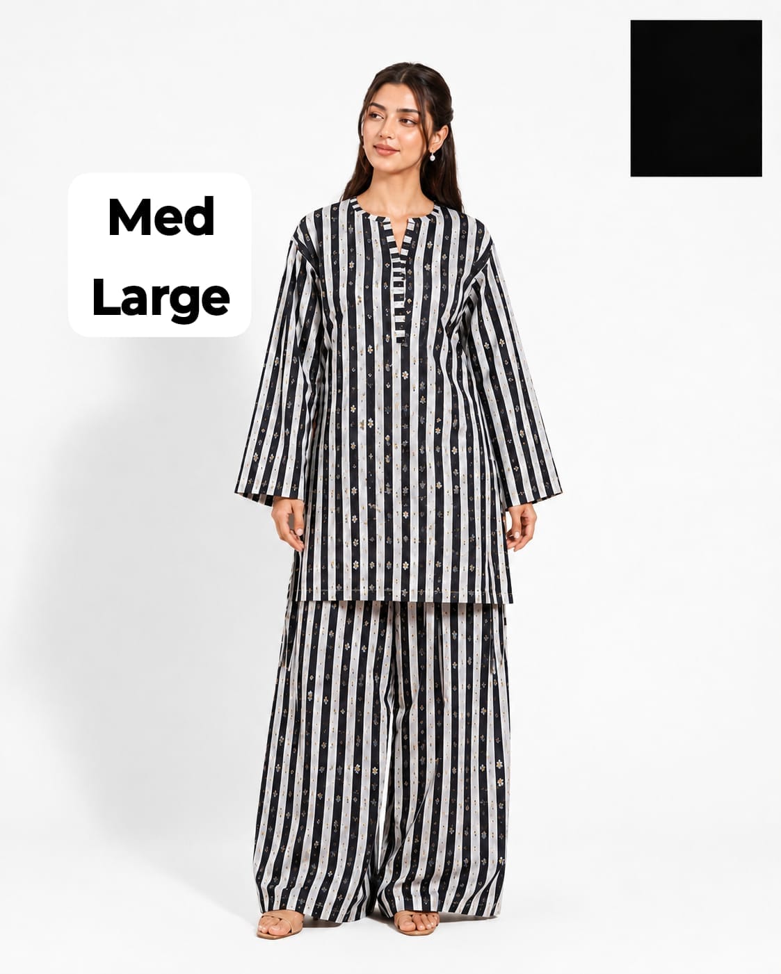 STUFF PURE LAWN 2PC WITH FARSHI SHALWAR