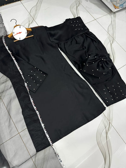 Farshi Shalwar Kameez With Potli 4Pcs